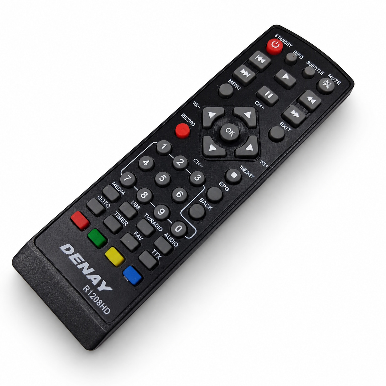 remote-control (114) کنترل گیرنده دیجیتال دنای DENAY R1208HD