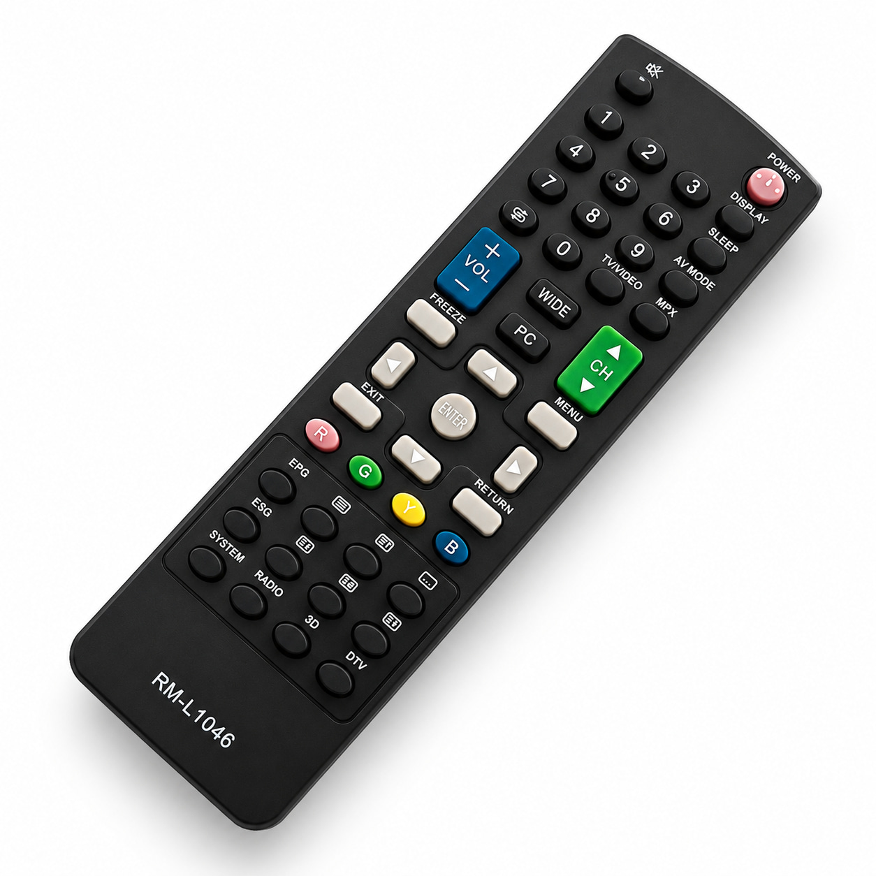 remote-control (166) کنترل تلویزیون LED شارپ SHARP RM-L1046