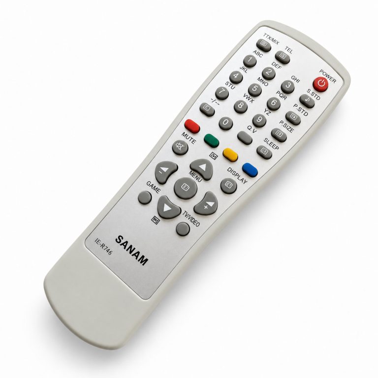 کنترل تلویزیون قدیمی سنام SANAM IE-R746
