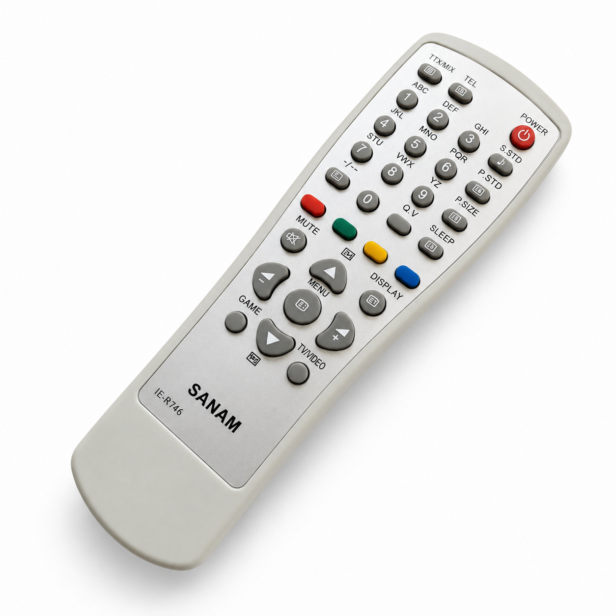 کنترل تلویزیون قدیمی سنام SANAM IE-R746
