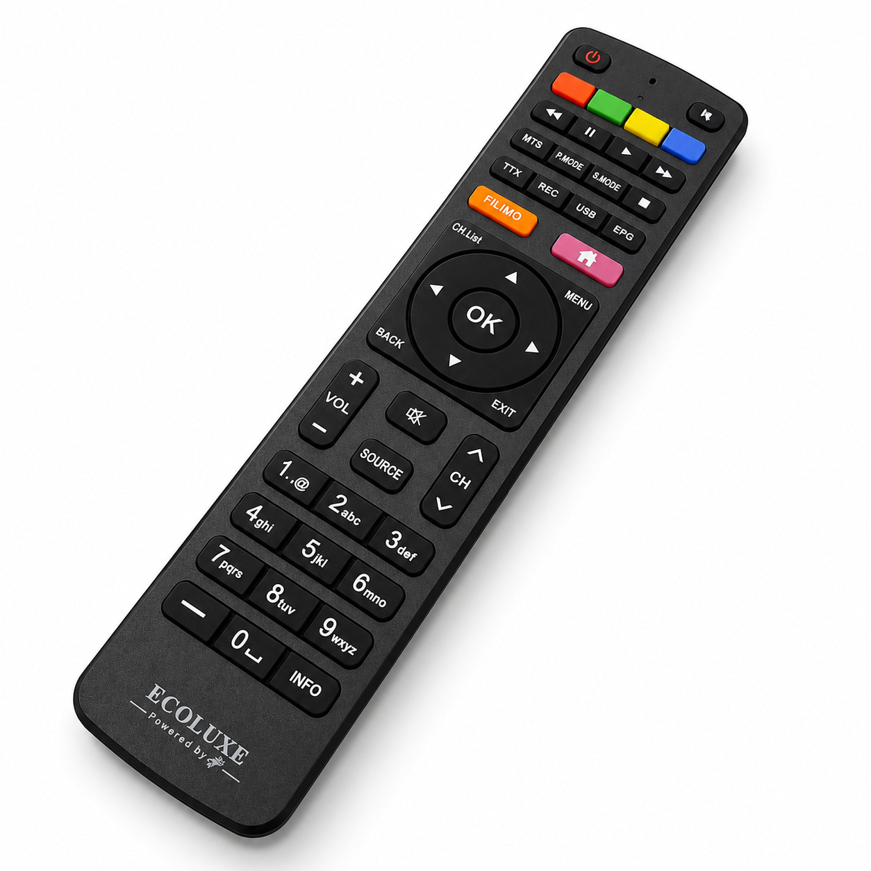 remote-control (251) کنترل تلویزیون LED اکولوس ECOLUXE Powered by