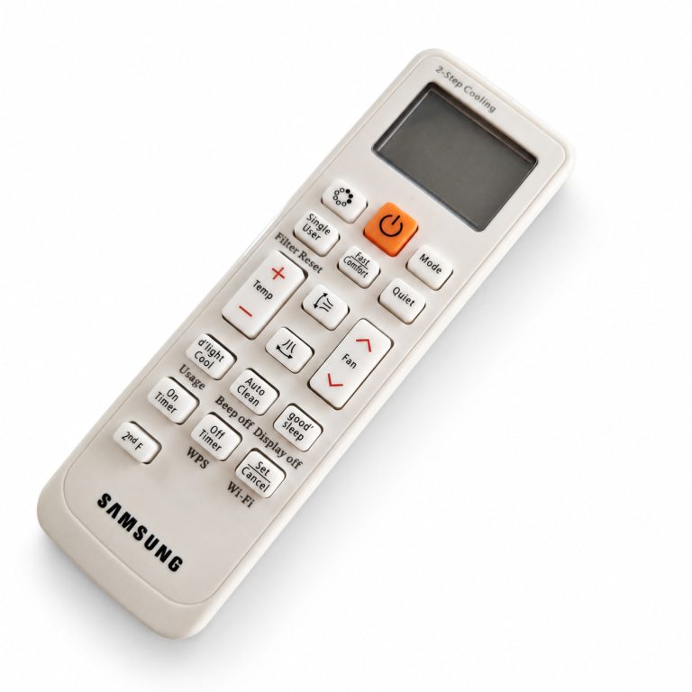 ریموت کنترل کولر گازی سامسونگ دکمه نارنجی SAMSUNG
