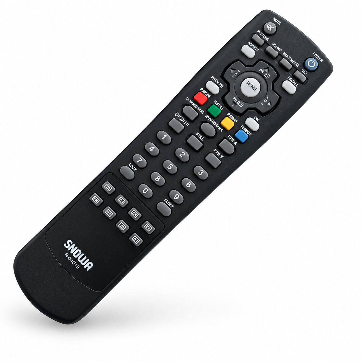 کنترل تلویزیون قدیمی اسنوا SNOWA 54D10