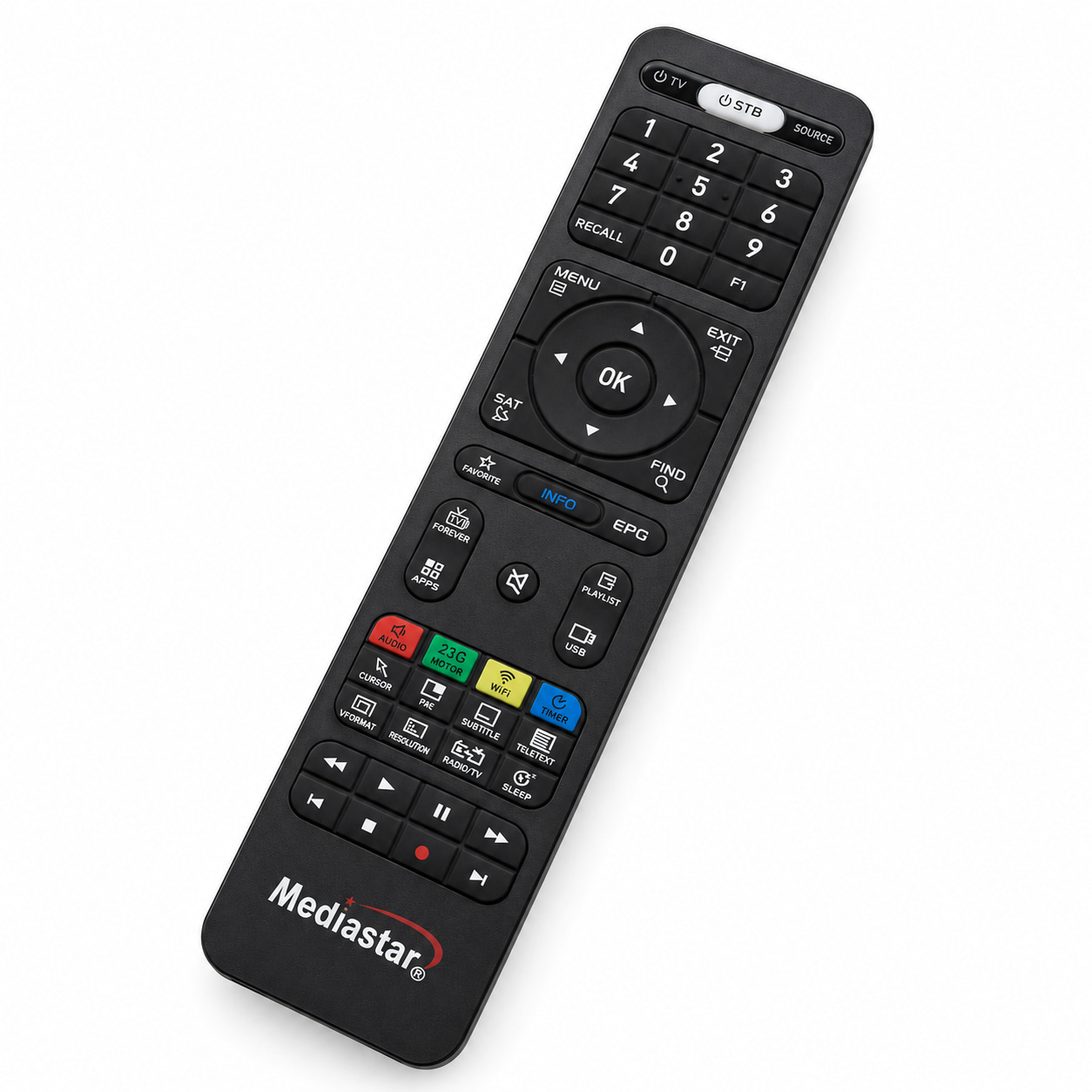 remote-control (366) کنترل رسیور مدیا استار Mediastar مدل 4k