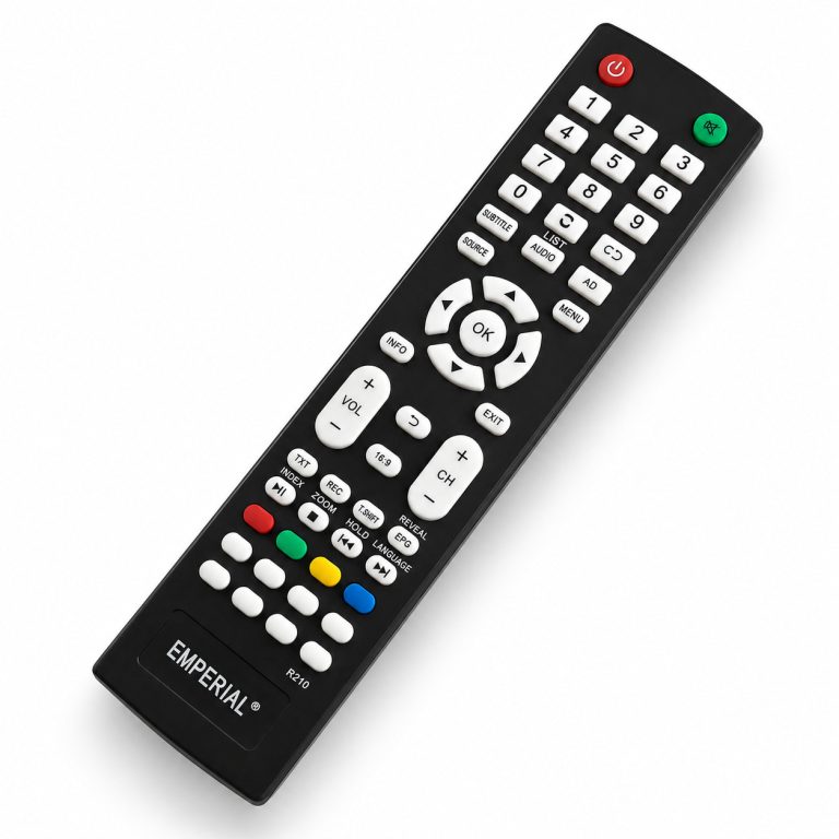 کنترل تلویزیون LED امپریال دکمه سفید R210 (طرح جنرال گلد) EMPERIAL