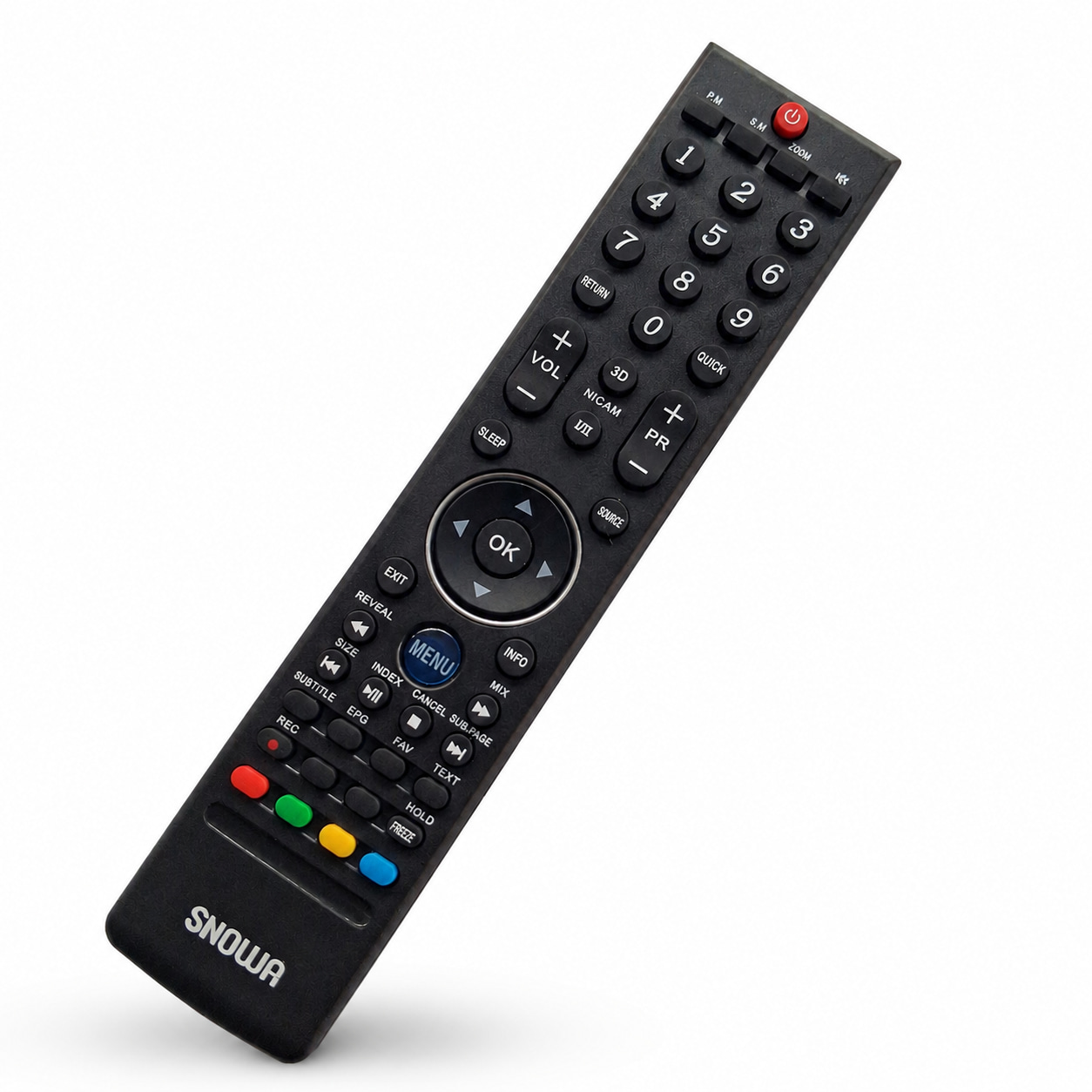 remote-control (92) کنترل تلویزیون LED اسنوا منو آبی SNOWA