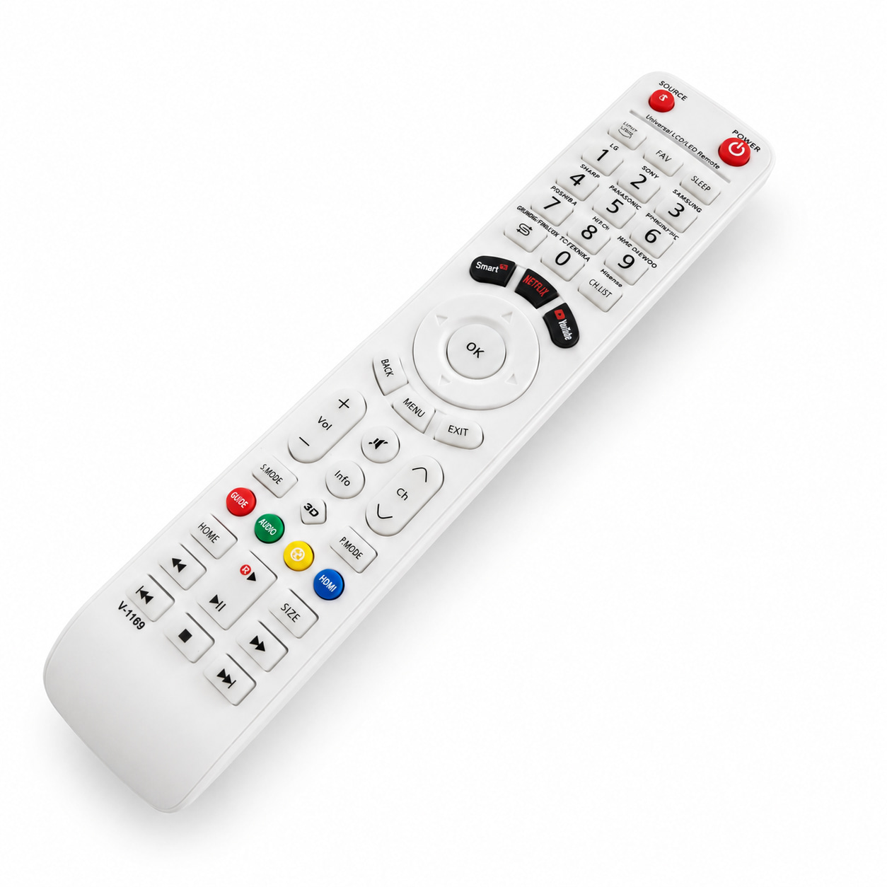 remote-control (98) کنترل تلویزیون LED همه کاره Universal V-1169