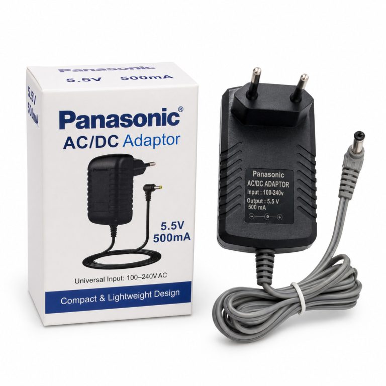 آداپتور 5.5 ولت 500 میلی آمپر برند پاناسونیک Panasonic