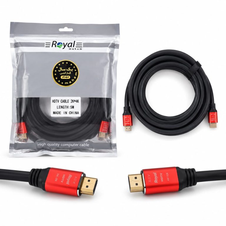 کابل HDMI طول 5 متر 4K برند Royal