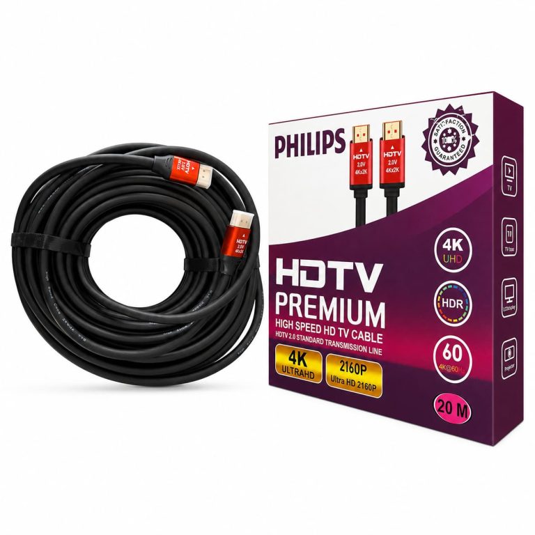 کابل HDMI طول 20 متر 4K برند PREMIUM