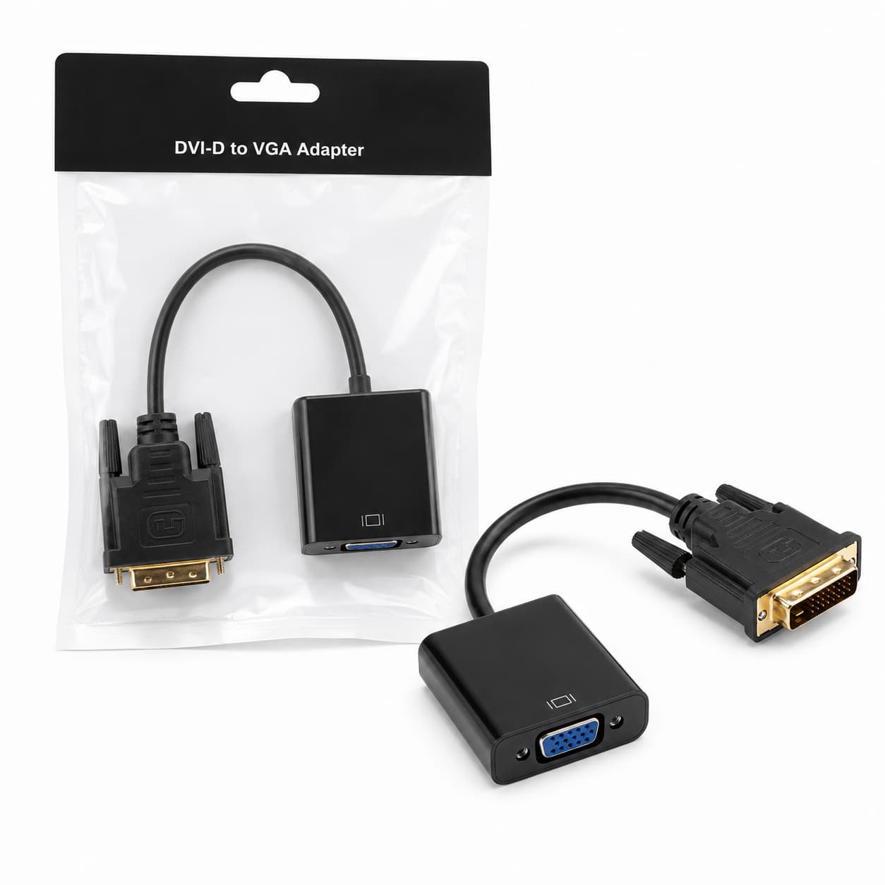 تبدیل DVI به VGA کابل دار