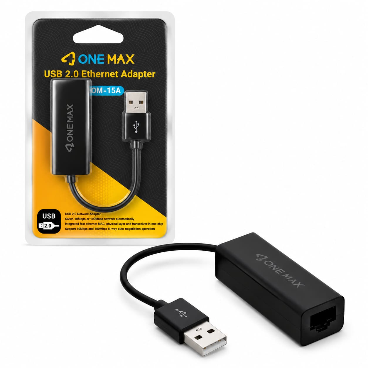 تبدیل شبکه LAN به USB برند ONE MAX