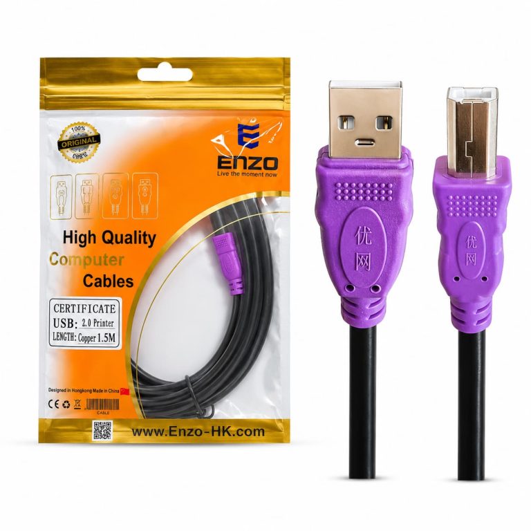 کابل پرینتر 1.5 متر برند Enzo