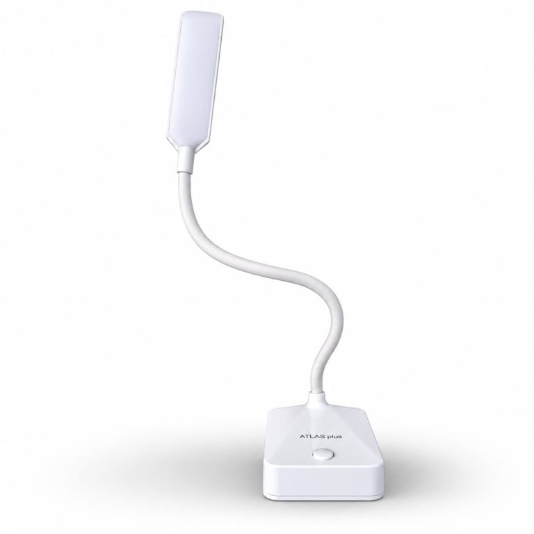 چراغ مطالعه LED اطلس پلاس (سیمی + باتری)