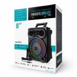 اسپیکر شارژی بلوتوثی میکروفون دار 8 اینچ قابل حمل مدل GTS-1616 ـ کارتن محصول